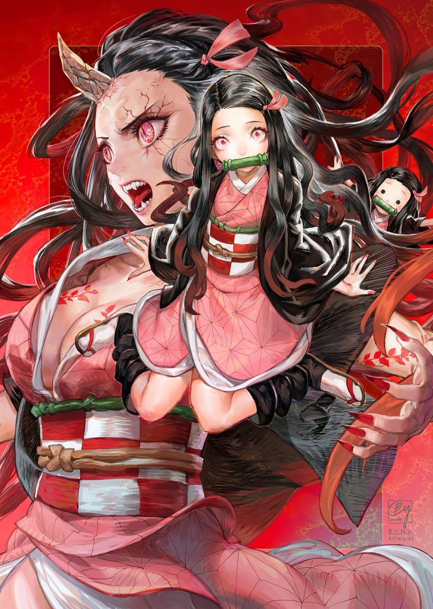 All Nezuko Demon Form In Demon Slayer Kimetsu No Yaiba 1376